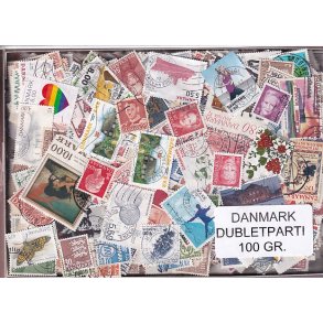 Danmark Dubletparti 100 g. - Nyt parti - Hjemkommet 4 - 10 - 2022