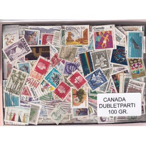 Canada 100 g. Afvaskede - Dubletparti