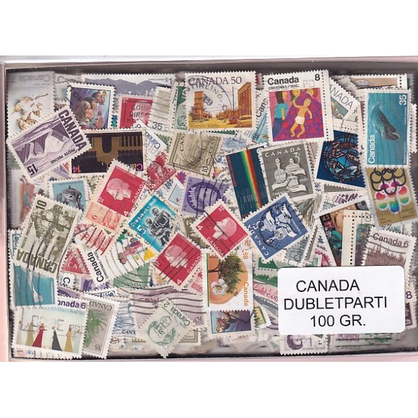 Canada 100 g. Afvaskede - Dubletparti