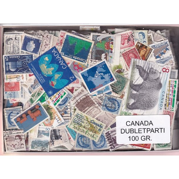 Canada 100 g. Afvaskede - Dubletparti