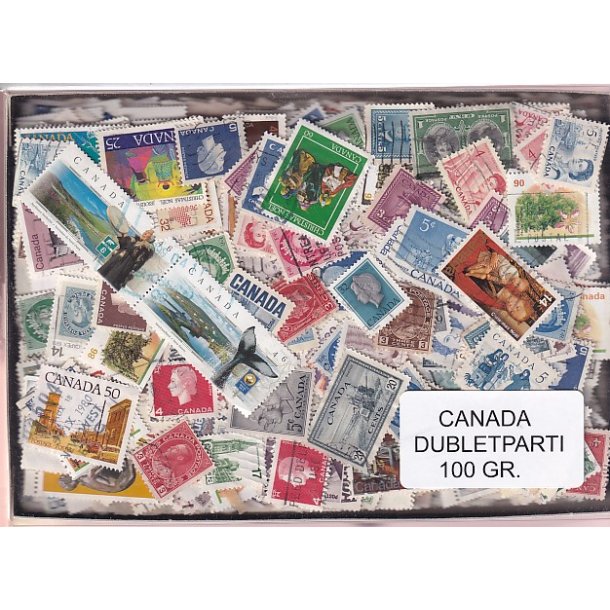 Canada 100 g. Afvaskede - Dubletparti