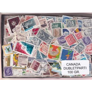 Canada 100 g. Afvaskede - Dubletparti