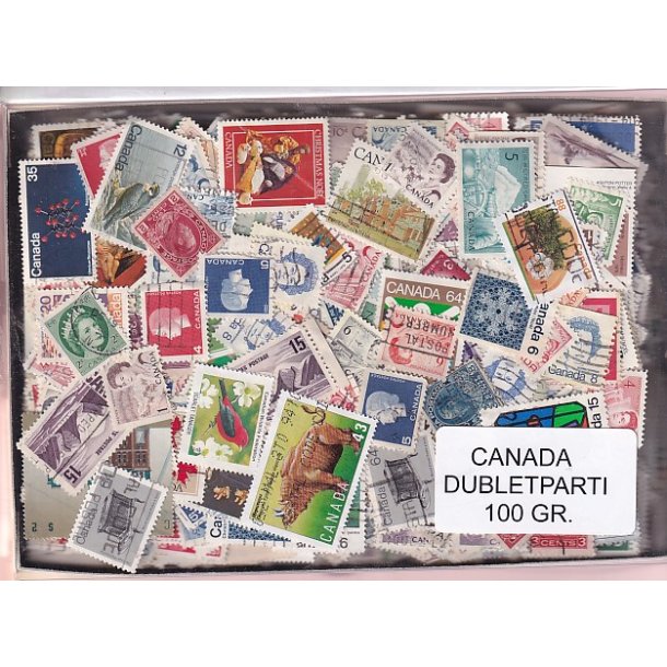 Canada 100 g. Afvaskede - Dubletparti