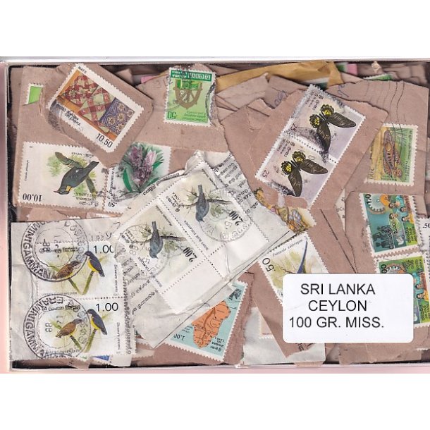 Sri Lanka/Ceylon 100 g. Brevvare