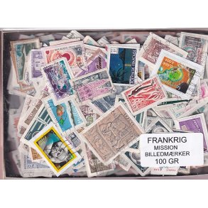 Frankrig - Mission Billedm�rker - Meget blandet - T�t enkeltklip.