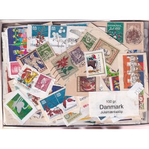 Danmark 100 g. Julem�rkeafklip.