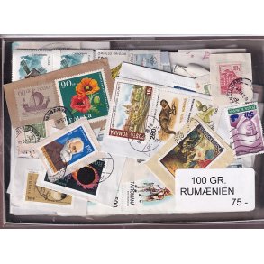 Rum�nien 100 g. Brevvare m. Billedm�rker