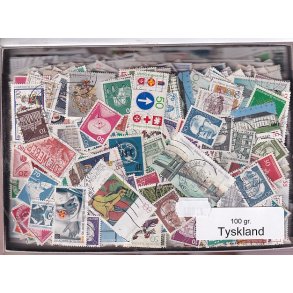 Tyskland Dubletparti - 100 gram afvaskede frim�rker.