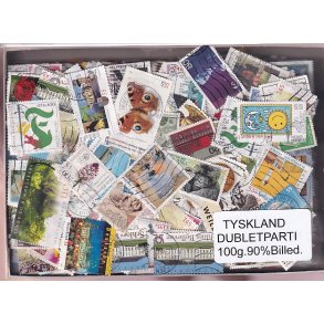 Tyskland Dubletparti 100g. 90% Billedmrker.