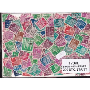 Tyske Bygningsvrker. 200 Stk. St/ust.