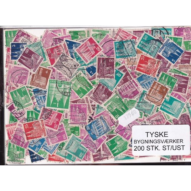 Tyske Bygningsvrker. 200 Stk. St/ust.