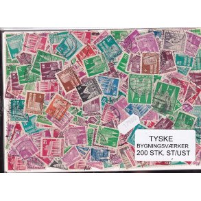 Tyske Bygningsvrker. 200 Stk. St/ust.