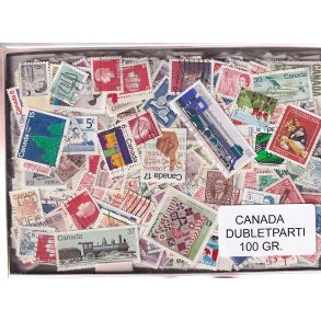 Canada 100 g. Afvaskede - Dubletparti