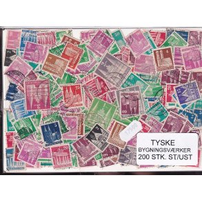 Tyske Bygningsvrker. 200 Stk. St/ust.