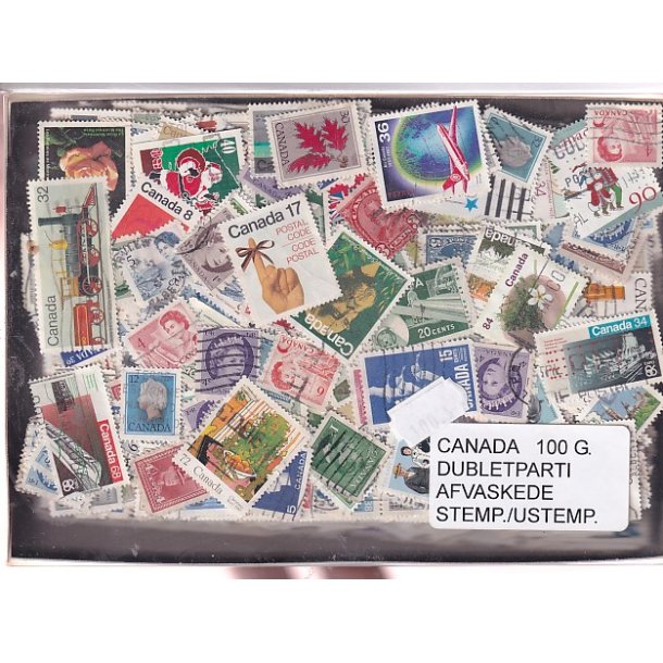 Canada 100 g. Afvaskede - Dubletparti