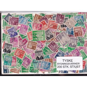 Tyske Bygningsvrker. 200 Stk. St/ust.