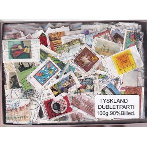 Tyskland Dubletparti 100g. 90% Billedmrker.