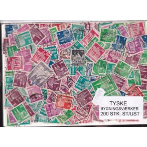 Tyske Bygningsvrker. 200 Stk. St/ust.