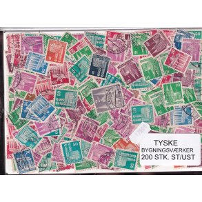 Tyske Bygningsvrker. 200 Stk. St/ust.