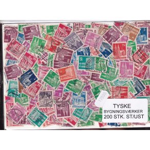 Tyske Bygningsvrker. 200 Stk. St/ust.