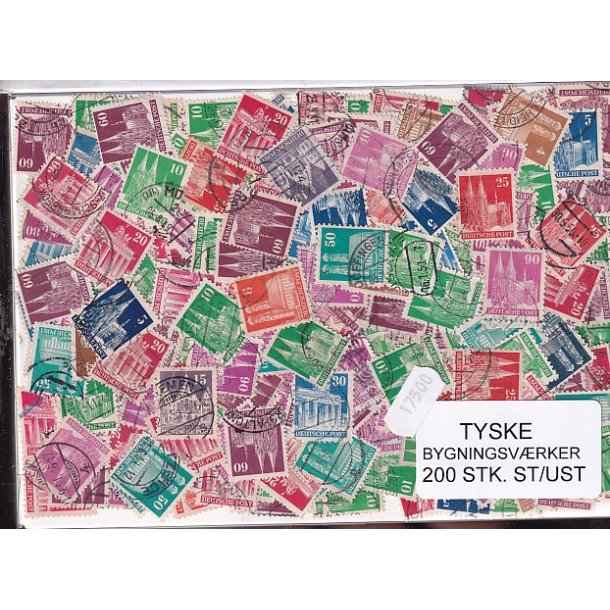 Tyske Bygningsvrker. 200 Stk. St/ust.