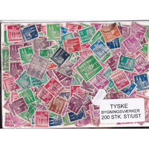 Tyske Bygningsvrker. 200 Stk. St/ust.