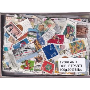 Tyskland Dubletparti 100g. 90% Billedmrker.