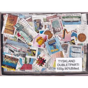 Tyskland Dubletparti 100g. 90% Billedmrker.