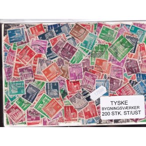 Tyske Bygningsvrker. 200 Stk. St/ust.