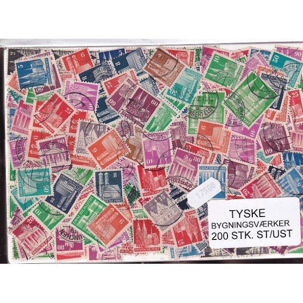 Tyske Bygningsvrker. 200 Stk. St/ust.