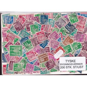 Tyske Bygningsvrker. 200 Stk. St/ust.