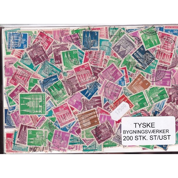 Tyske Bygningsvrker. 200 Stk. St/ust.