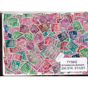 Tyske Bygningsvrker. 200 Stk. St/ust.