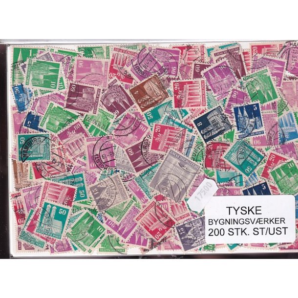 Tyske Bygningsvrker. 200 Stk. St/ust.