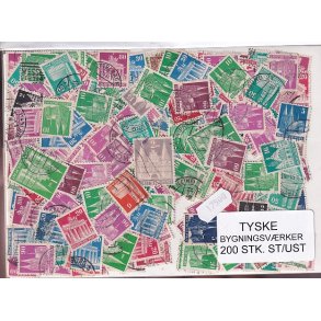 Tyske Bygningsvrker. 200 Stk. St/ust.