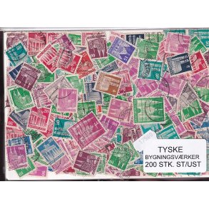 Tyske Bygningsvrker. 200 Stk. St/ust.