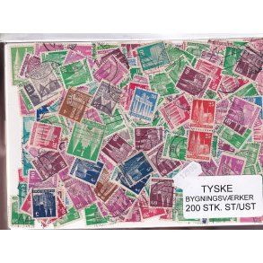 Tyske Bygningsvrker. 200 Stk. St/ust.
