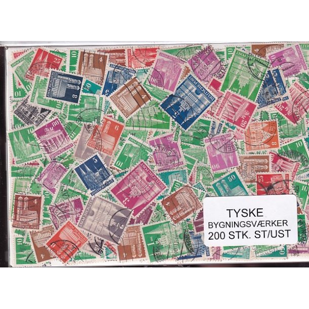 Tyske Bygningsvrker. 200 Stk. St/ust.