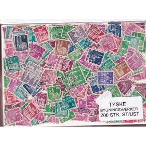 Tyske Bygningsvrker. 200 Stk. St/ust.