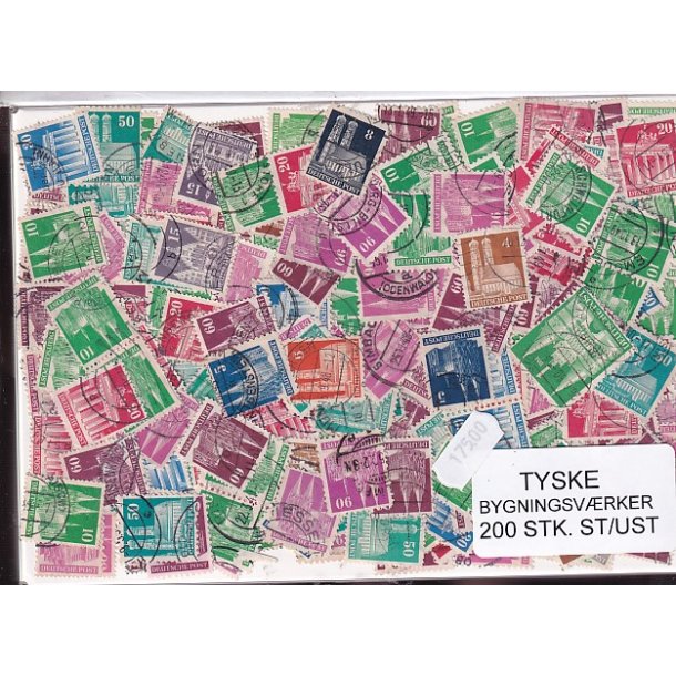 Tyske Bygningsvrker. 200 Stk. St/ust.