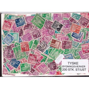 Tyske Bygningsvrker. 200 Stk. St/ust.