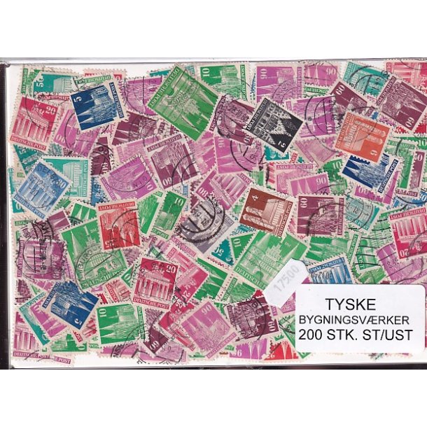 Tyske Bygningsvrker. 200 Stk. St/ust.
