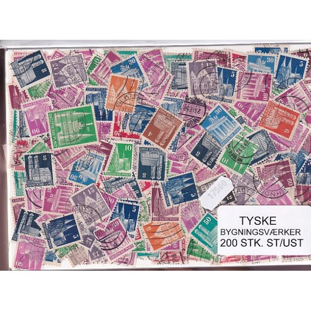 Tyske Bygningsvrker. 200 Stk. St/ust.