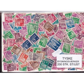 Tyske Bygningsvrker. 200 Stk. St/ust.