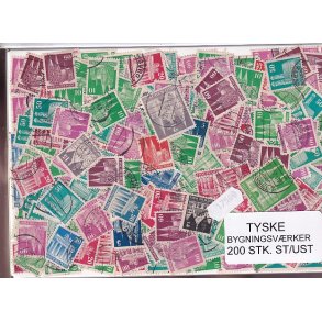 Tyske Bygningsvrker. 200 Stk. St/ust.