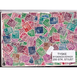 Tyske Bygningsvrker. 200 Stk. St/ust.