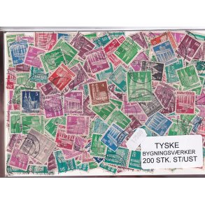 Tyske Bygningsvrker. 200 Stk. St/ust.