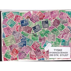 Tyske Bygningsvrker. 200 Stk. St/ust.