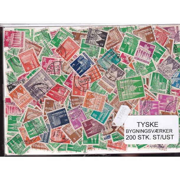 Tyske Bygningsvrker. 200 Stk. St/ust.