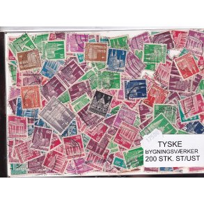 Tyske Bygningsvrker. 200 Stk. St/ust.